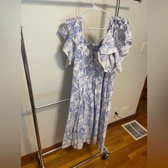 Rachel Parcell dress, color blue and white dress, size xxl, only worn once - Picture 2 of 2